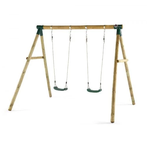 Plum Marmoset Wooden Swing Set