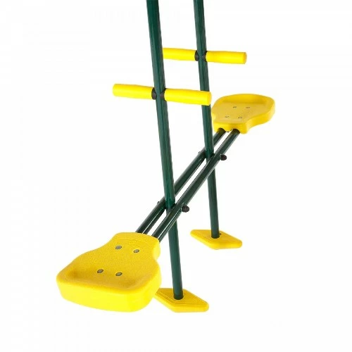 Plum Colobus Wooden Swing Set - Image 2