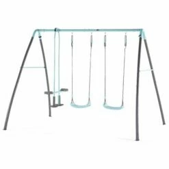 Plum Premium Metal Double Swing And Glider With Mist