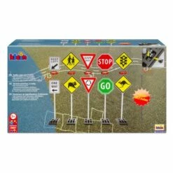 Theo Klein Kids Toy Traffic Signs 5 Pack