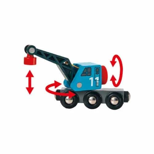 BRIO Container & Crane Wagon 4 Pieces - Image 3