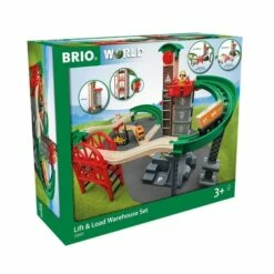 BRIO Lift And Load Warehouse Train Set