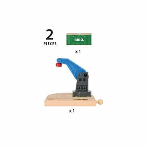 BRIO Low Level Crane 2 Pieces - Image 2