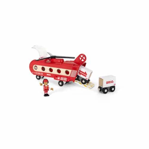 BRIO Train Vehicle Cargo Transport Helicopter 8 Pieces - Image 2