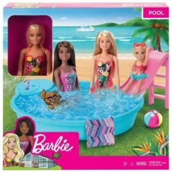 Barbie Doll And Pool Playset