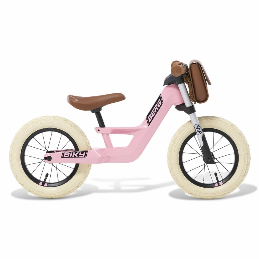 Berg Biky Retro Balance Bike Pink - Image 2