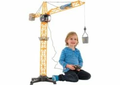 Dickie Toys 100cm Giant Crane With Cable Remote Control