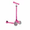 Globber Primo V2 Kids Scooter Neon Pink With Lights Foldable
