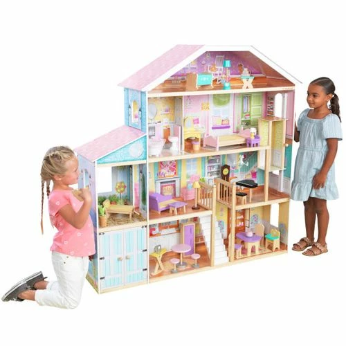 KidKraft Grand View Mansion Dollhouse With EZ Kraft Assembly - Image 2