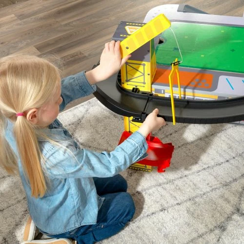 KidKraft Freeway Frenzy Raceway Set And Table With EZ Kraft Assembly - Image 6