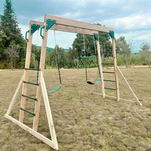 Lifespan Kids Daintree 2 In 1 Monkey Bars And Swing Set - Image 5