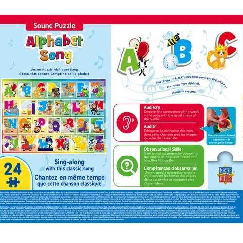 Masterpieces Puzzle Educational Sing-a-Long Alphabet Puzzle 24 Pieces - Image 4