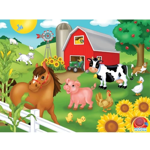 Masterpieces Puzzle Educational Sing-a-Long Old McDonald Puzzle 24 Pieces - Image 3