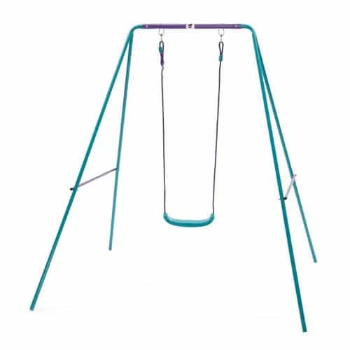 Plum 2-In-1 Baby Swing Set Purple/Teal - Image 2