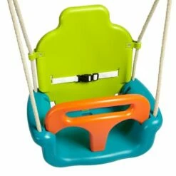 Plum 3-In-1 Growing Baby Swing Seat With Lime Hangers