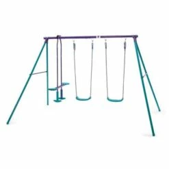 Plum Jupiter Metal Swings Set