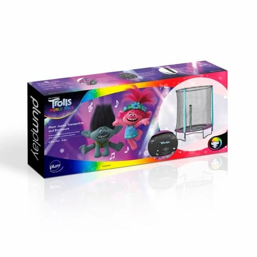 Plum Trolls 4.5FT Junior Trampoline And Enclosure With Sound - Image 5