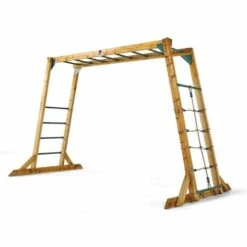 Plum Wooden Monkey Bars