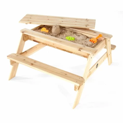 Plum Wooden Sand And Picnic Activity Table - Image 2