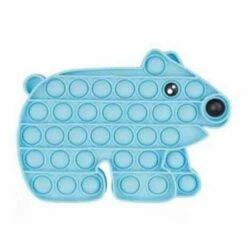 Pop It Fidget Toy Blue Polar Bear