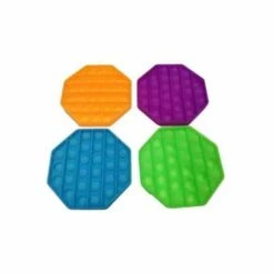 Pop It Fidget Toy Glow In The Dark Octagonal Assorted