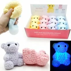 Squish Light-Up Teddy Bear Assorted