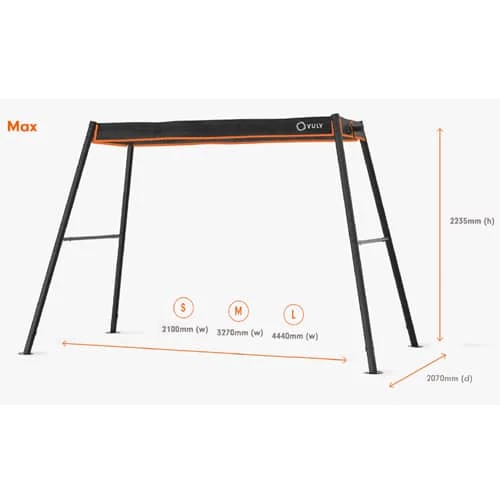 Vuly 360 Pro Max Large Swing Set Frame Only