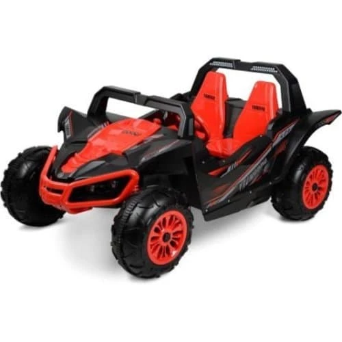 Yamaha 12 Volt YXZ 1000 UTV Kids Ride On Quad Red - Image 2
