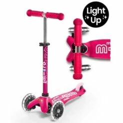 Micro Mini Deluxe Led Scooter Pink